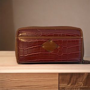 St. John’s Bay wristlet wallet. Croc leather. Gently used condition.